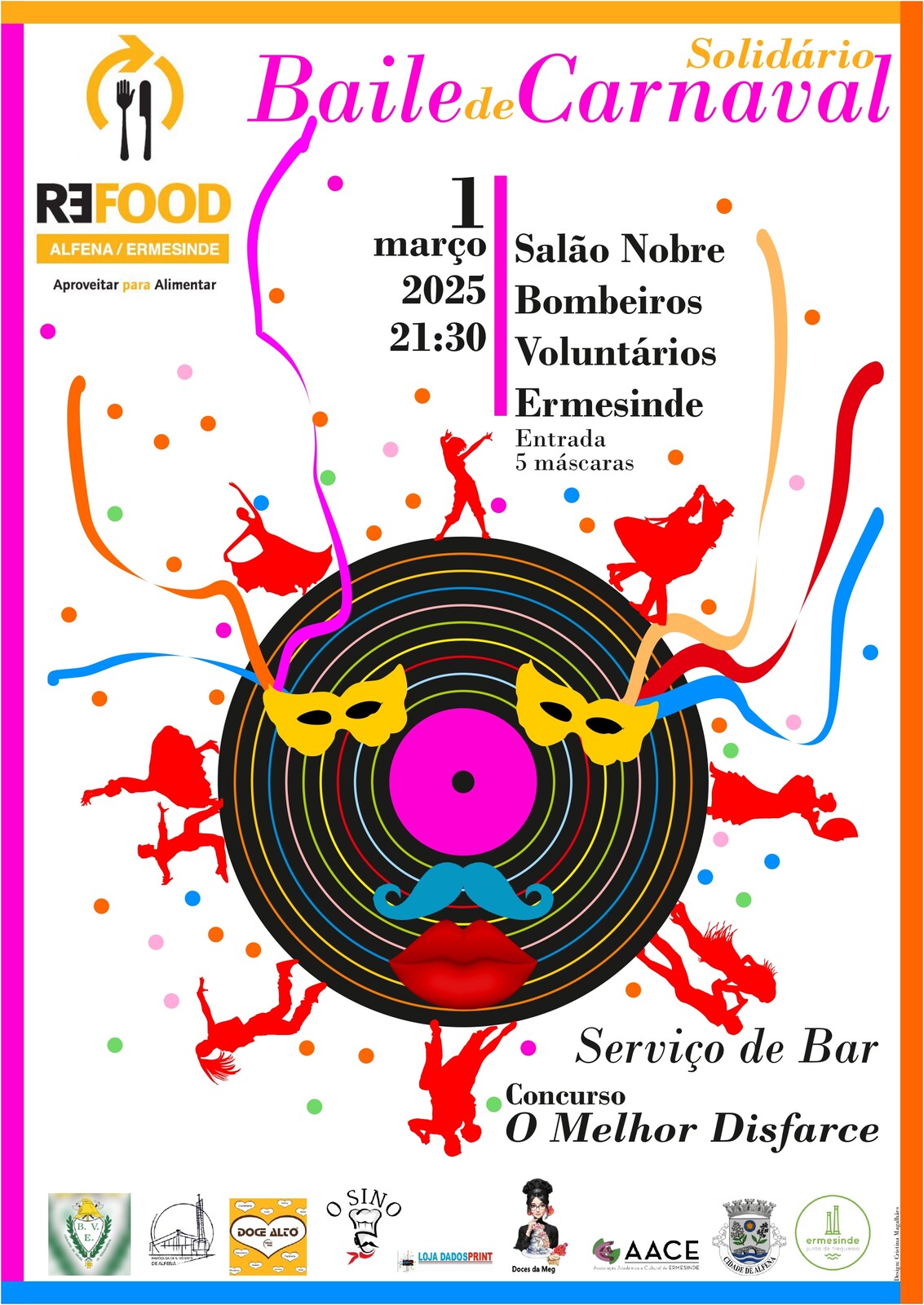 💃🕺𝐁𝐚𝐢𝐥𝐞 𝐝𝐞 𝐂𝐚𝐫𝐧𝐚𝐯𝐚𝐥 𝐒𝐨𝐥𝐢𝐝𝐚́𝐫𝐢𝐨 da Refood 🎭