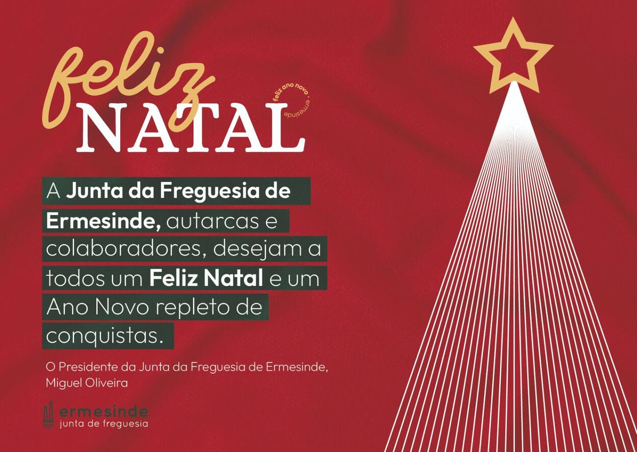 Mensagem de Natal Junta de Freguesia de Ermesinde 