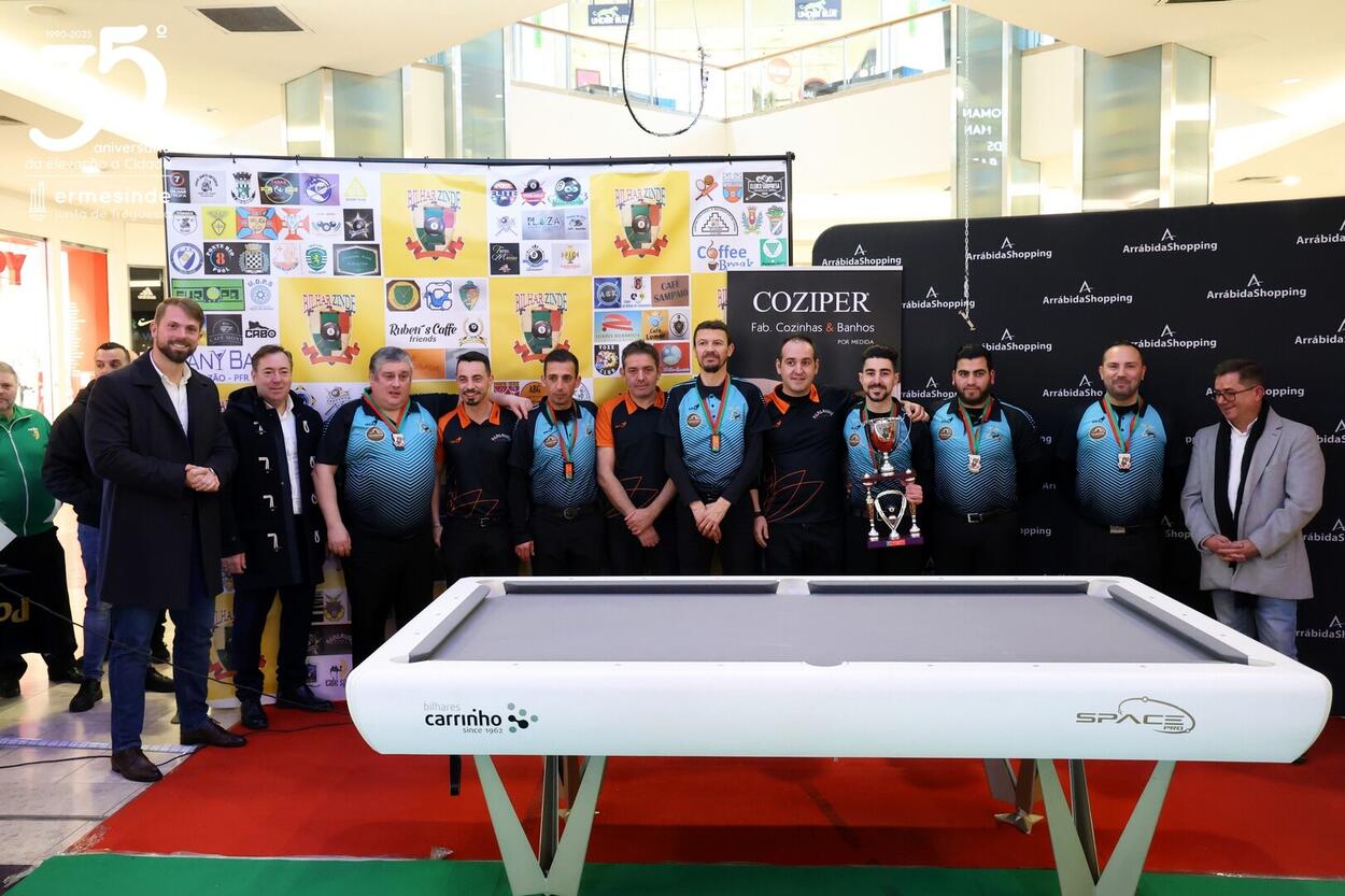 Entrega de Prémios da Taça da Liga e Superliga Coziper em Bilhar, uma organização Bilharzinde.
