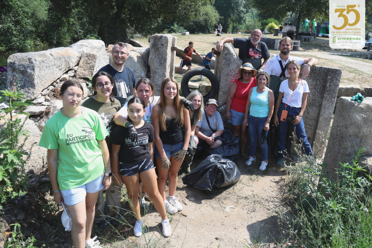 Mais uma vez, Ermesinde deu o exemplo... e voltou arregaçar as mangas em prol do Rio Leça