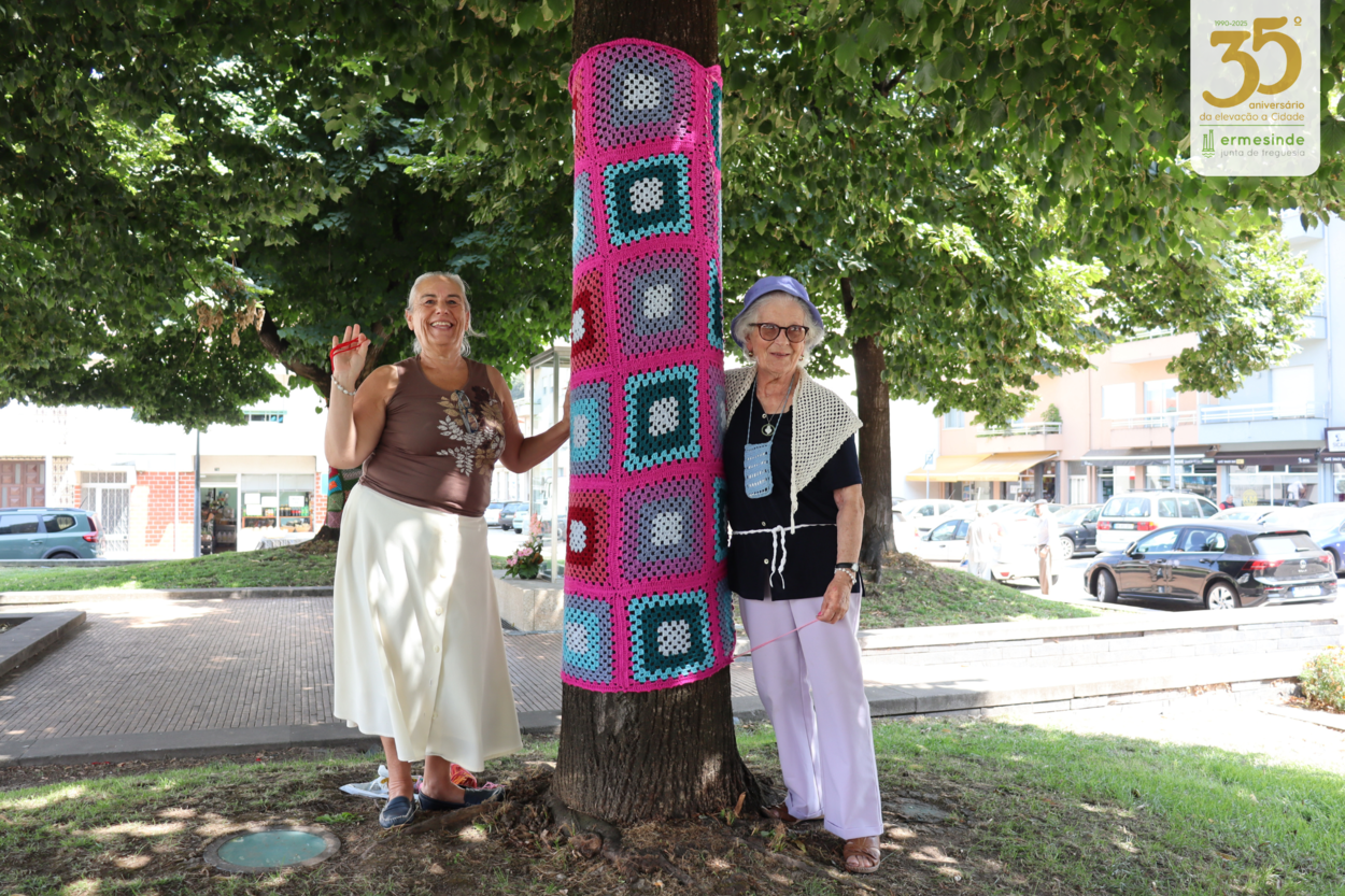 Continuamos a colorir Ermesinde com Projeto "Árvores Rendadas" 