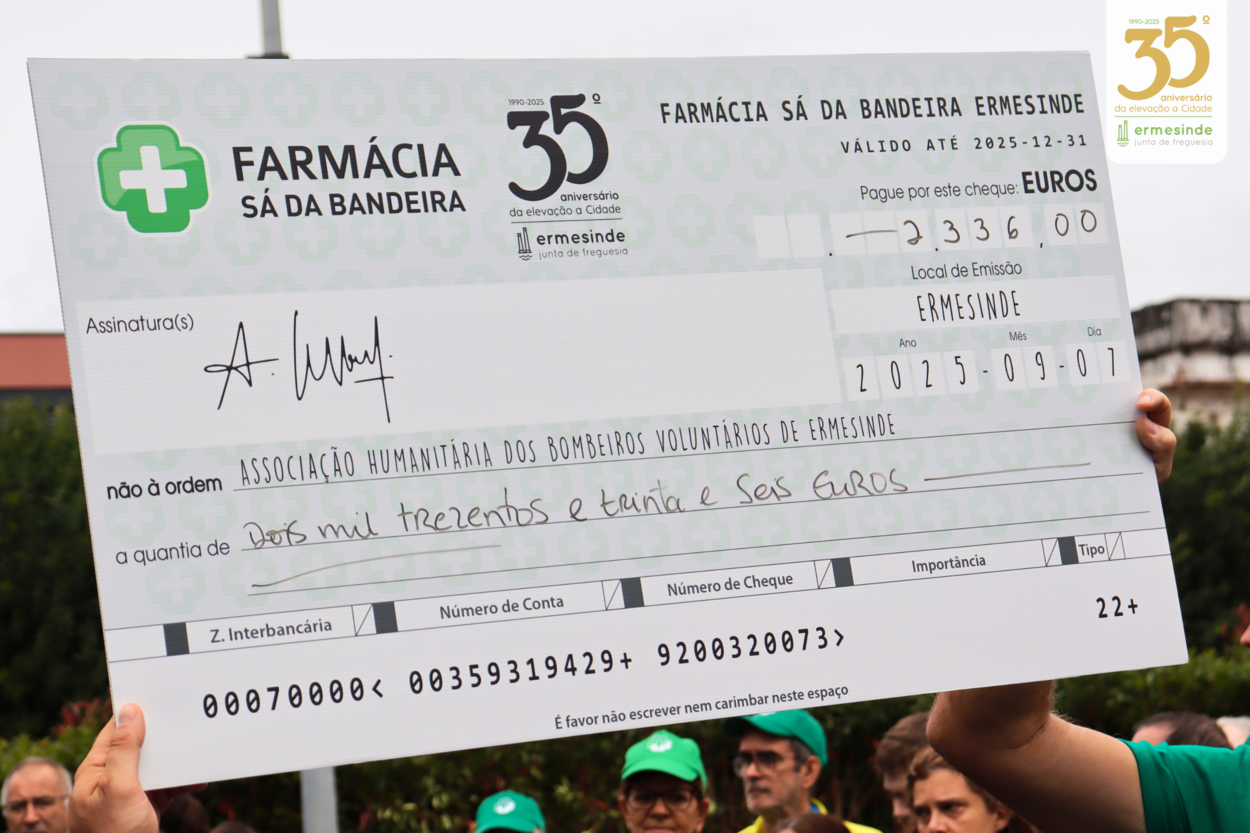 Caminhada Solidária em Ermesinde angaria 2.336 euros para os Bombeiros