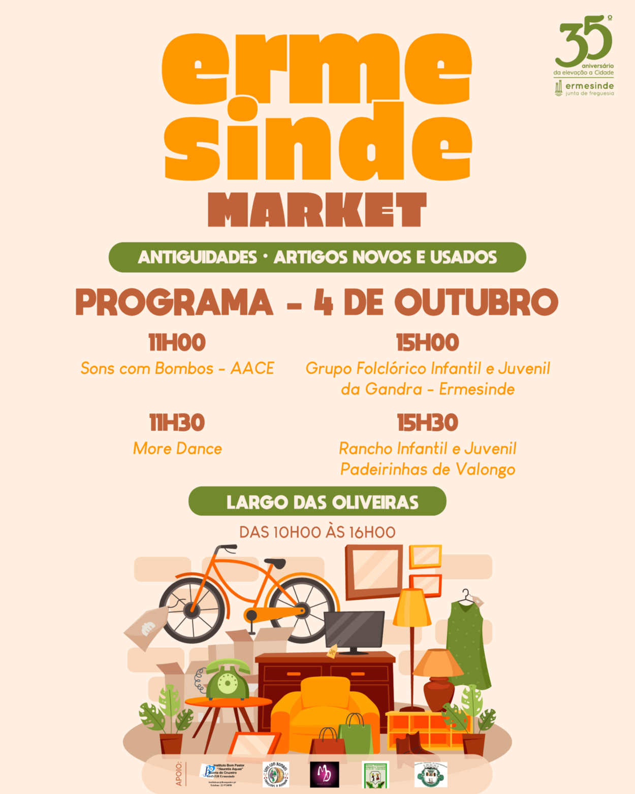 Ermesinde Market volta a 04 de outubro ao Largo das Oliveiras